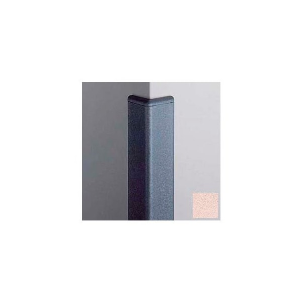 Pawling Surface Mounted Corner Guard 90Deg, 2'' Wings, 8'H W/Caps, Ecru CG-20R-8-269 - main